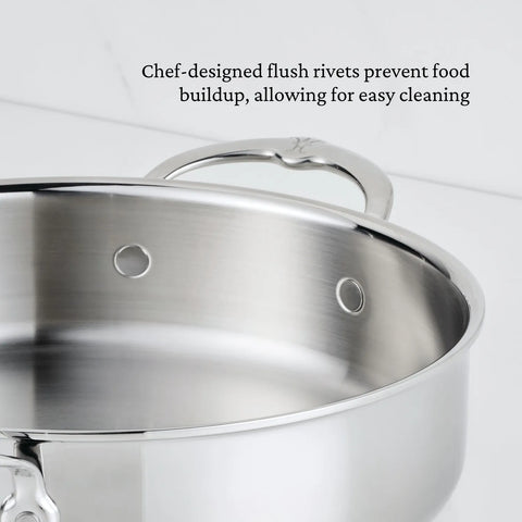 Hestan ProBond Luxe Stainless Steel Braiser, 3.5 qt.