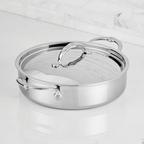 Hestan ProBond Luxe Stainless Steel Braiser, 3.5 qt.