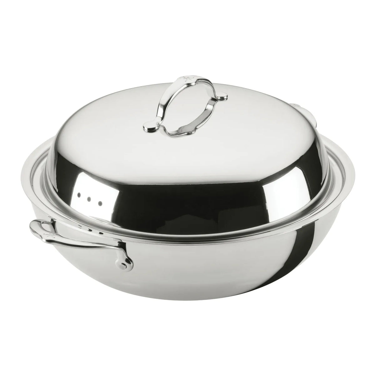 Hestan ProBond Luxe Stainless Steel Wok with Lid, 14"