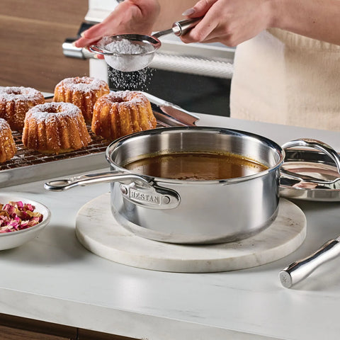 Hestan ProBond® Luxe Stainless Steel 7-Piece Cookware Set