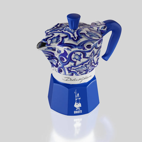 Bialetti Dolce & Gabbana Blu Mediterraneo Moka Pot Gift Set