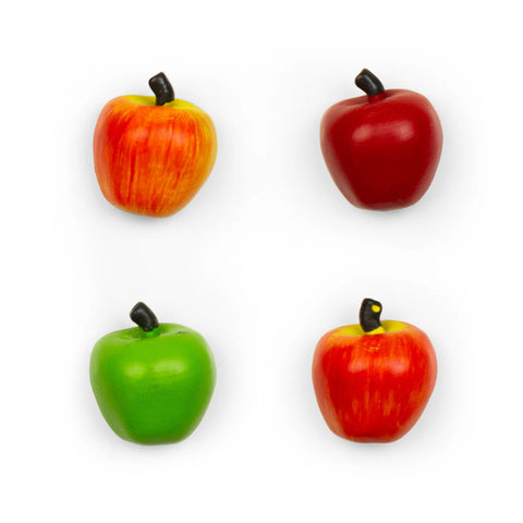 Three By Three Apple Magnets