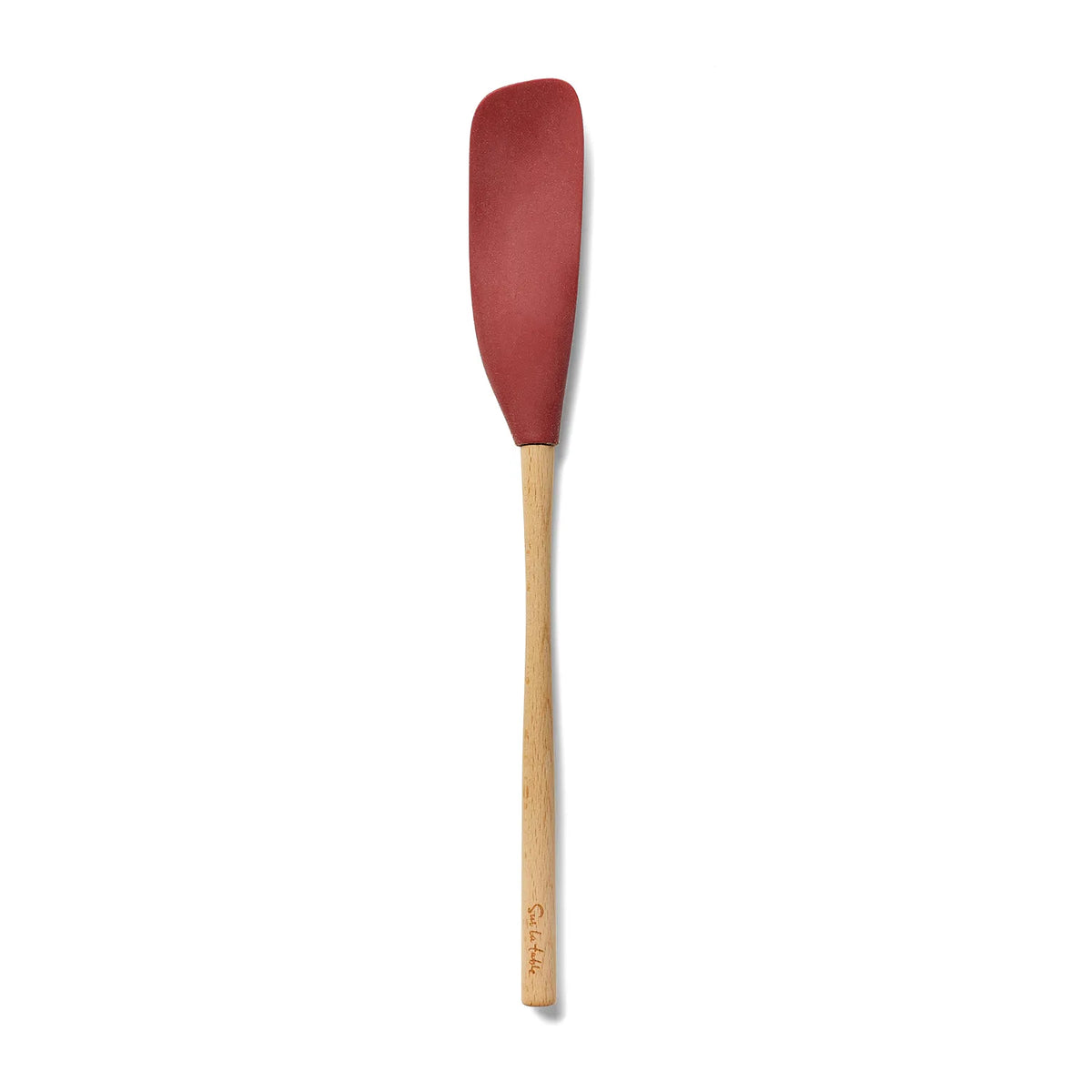 Sur La Table Flex-Core Silicone Jar Scraper with Wood Handle