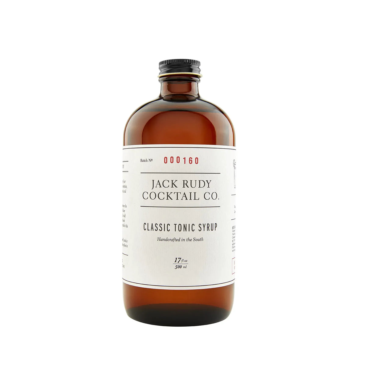 Jack Rudy Cocktail Co. Classic Tonic Syrup