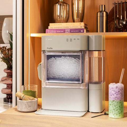 GE Profile Opal 2.0 Ultra Nugget Ice Maker with Side Tank and Scale Inhibiting Filter