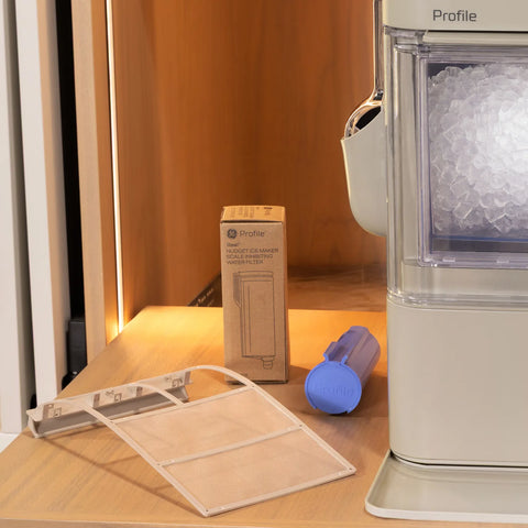 GE Profile Opal 2.0 Ultra Nugget Ice Maker with Side Tank and Scale Inhibiting Filter