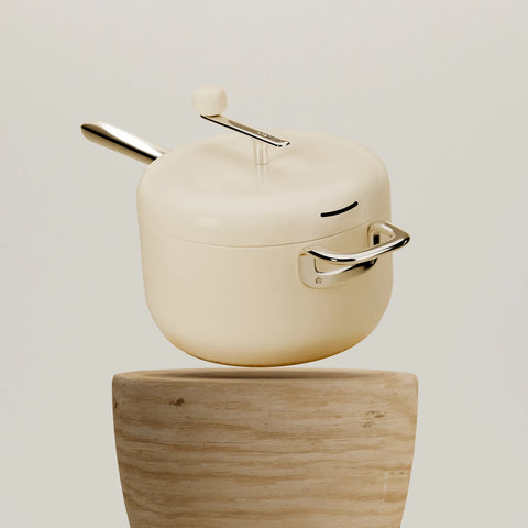 Popsmith Modern Stovetop Popcorn Popper with Buttery Popcorn Kits