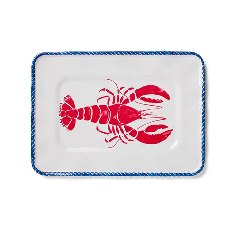 Sur La Table Seaside Lobster Melamine Rectangular Platter