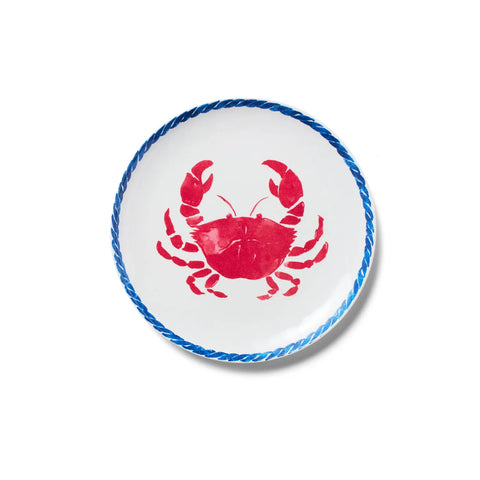 Sur La Table Seaside Melamine Appetizer Plates, Set of 4