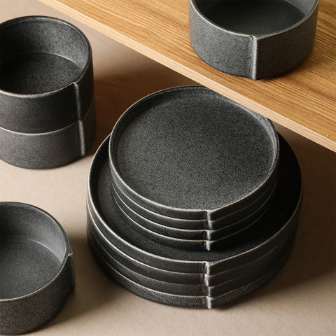 Stone Lain Bao Stoneware 12-Piece Dinnerware Set