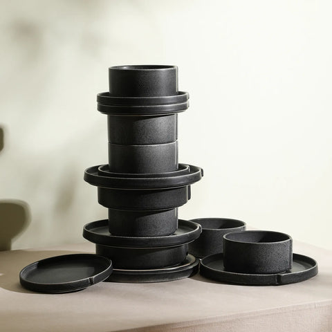 Stone Lain Bao Stoneware 12-Piece Dinnerware Set