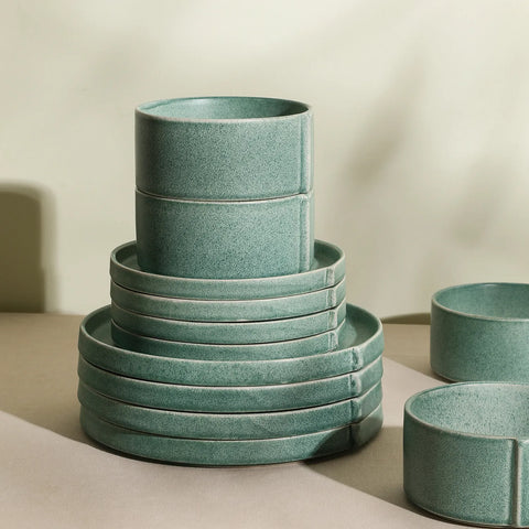 Stone Lain Bao Stoneware 12-Piece Dinnerware Set