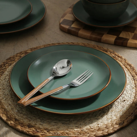 Stone Lain Brasa Stoneware 16-Piece Dinnerware Set