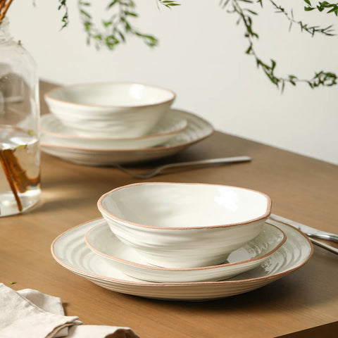 Stone Lain Nami Stoneware 12-Piece Dinnerware Set