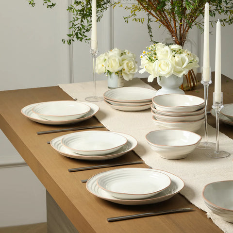 Stone Lain Nami Stoneware 12-Piece Dinnerware Set