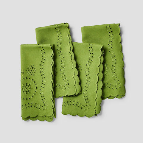 Sur La Table Shiffli Lace Napkins, Set of 4