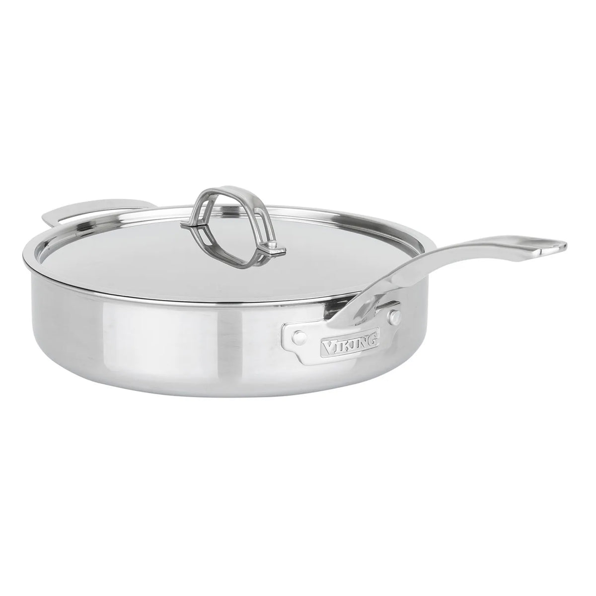 Viking PureGlide Pro 3-Ply Sauté Pan with Glass Lid, 4.5 qt.