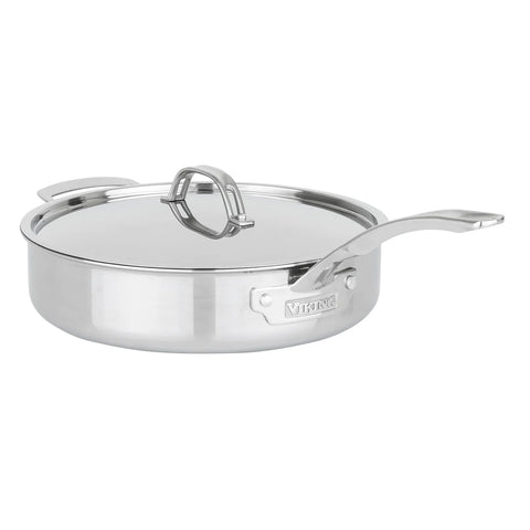 Viking PureGlide Pro 3-Ply Sauté Pan with Glass Lid, 4.5 qt.