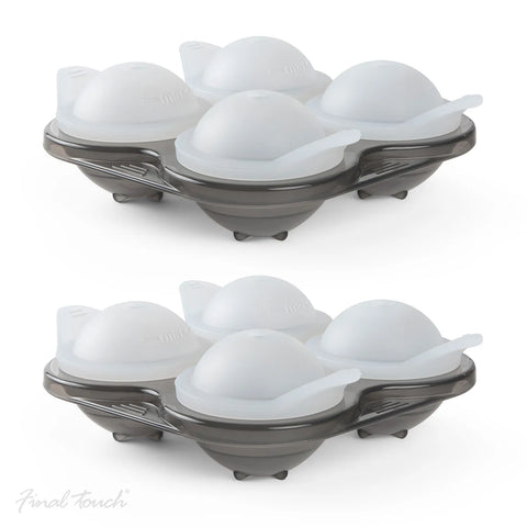 Final Touch Ball Ice Molds, Set of 2