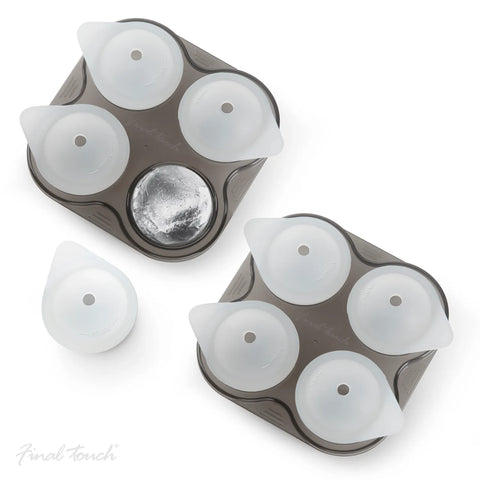 Final Touch Ball Ice Molds, Set of 2