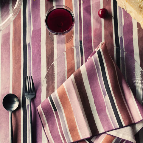 Goldie Home Lisbon Stripe Napkins, Set of 4