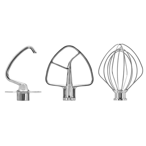 KitchenAid Stainless Steel 3-Piece Kit for 5 qt. Bowl-Lift Mixers
