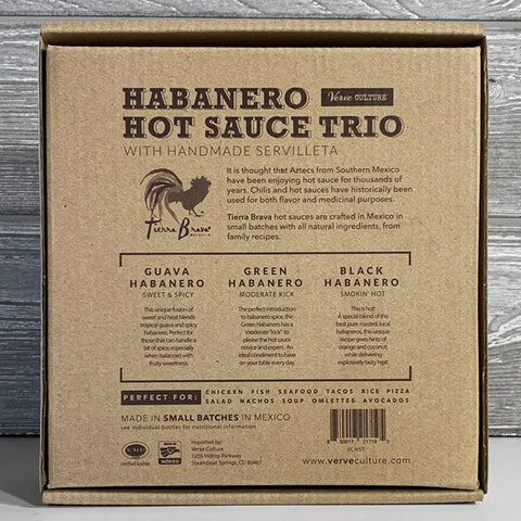 Verve Culture Hot Sauce Trio Gift Set