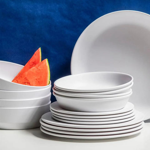Tar Hong Edge Melamine Salad Plates, Set of 6