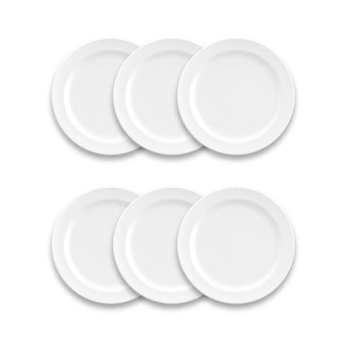 Tar Hong Edge Melamine Salad Plates, Set of 6
