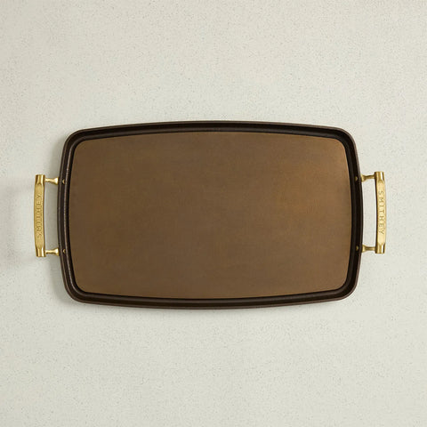 Smithey Polished Cast Iron Double Burner Griddle, 18"x12"