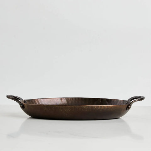 Smithey Carbon Steel Oval Roaster, 11"x 7"