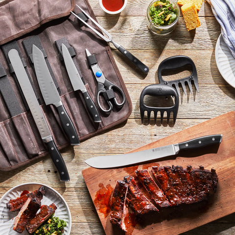 Zwilling Forged Accent 9-Piece Barbecue Carving Tool Set