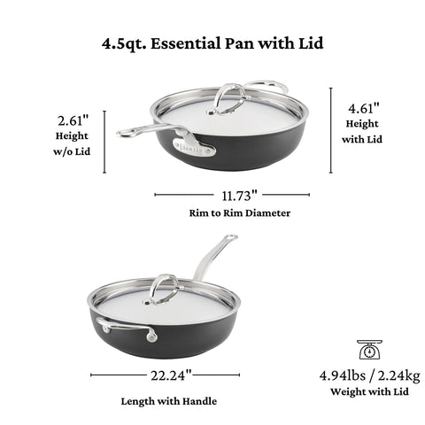 Hestan TITUM® Fusion Nonstick Essential Pan, 4.5 qt.