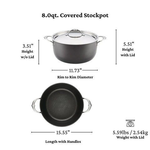 Hestan TITUM® Fusion Nonstick Stockpot, 8 qt.