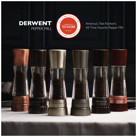 Cole & Mason Derwent Salt & Pepper Mills, Stainless Steel