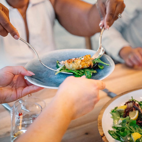 Sur La Table Cloud Salad Plate