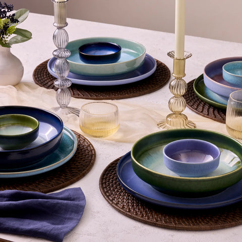 Sur La Table Lucent Reactive Glaze Pinch Bowl