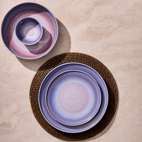 Sur La Table Lucent Reactive Glaze Salad Plate