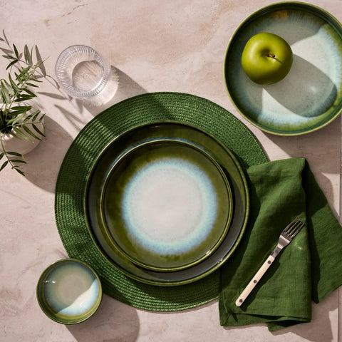 Sur La Table Lucent Reactive Glaze Salad Plate