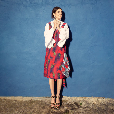 Mariana Velásquez x Sur La Table Peony Smock Apron